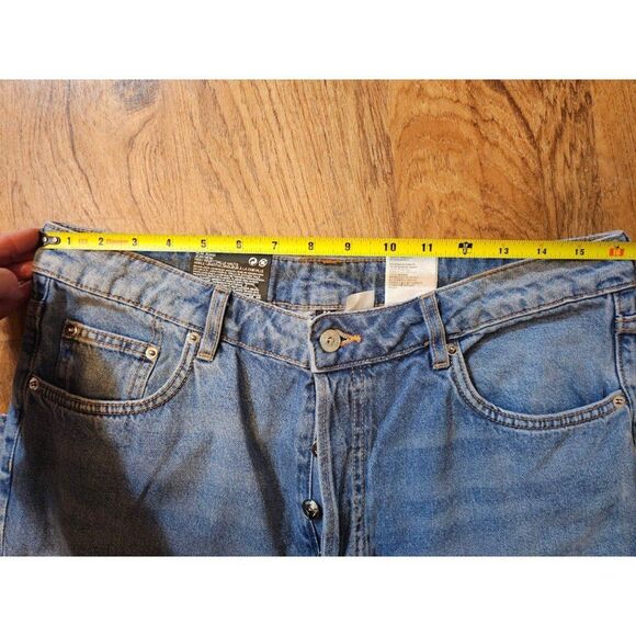 90's Divided H&M Mom Jeans | High Waisted | Ankle Length | Fly 5 Button | Sz 14 - Picture 7 of 8